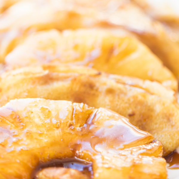 Pineapple Caramel Crepes
