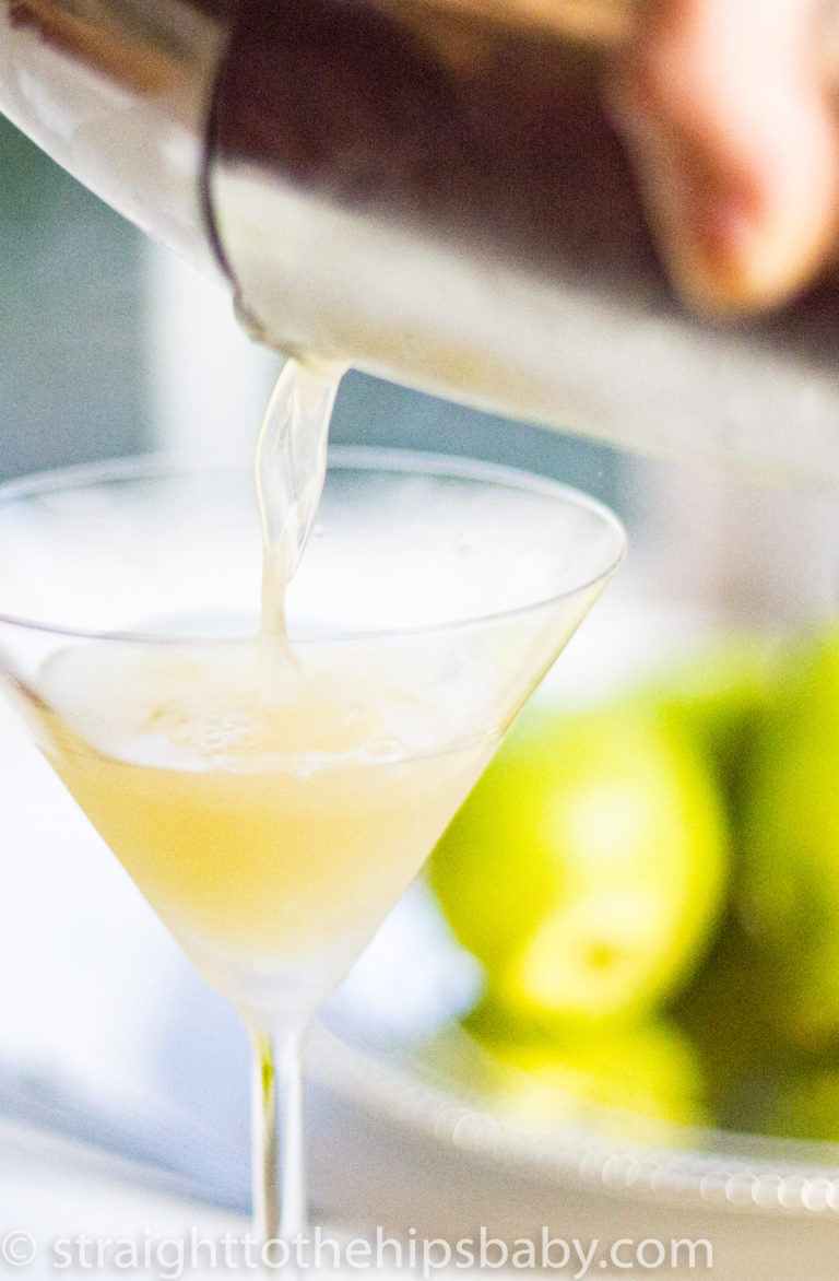 Pear Vodka Martini Straight to the Hips, Baby