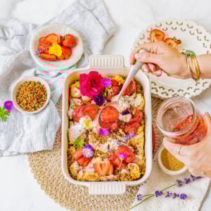 easy challah French Toast Casserole